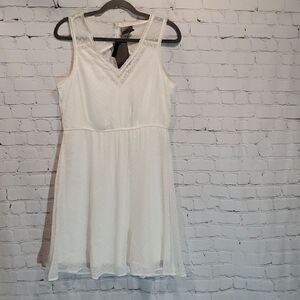 Vero Moda snow white skater mini dress NWT